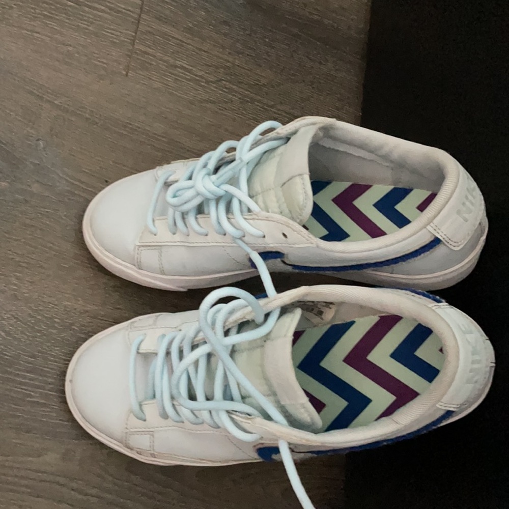 Nike blazer low ice blue 3D size 8 - Picture 2 of 3